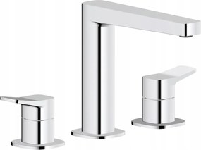 Kfa Álló Mosdócsaptelep 3 Lyukú Malaga, Króm