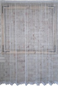 Kész függöny 600x250, erkély „rúd-háló”