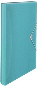 Harmonikamappa, A4, PP, 6 rekeszes, ESSELTE Colour'Breeze, kék (E626252)