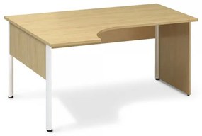 Pro Office A ergonomikus íróasztal 180 x 120 cm, bal sarokkialakítással, Vadkörte