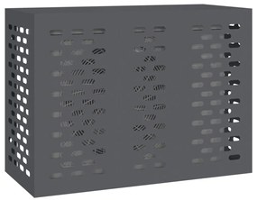 Légkondicionáló fedél antracit 110x50x80 cm acél