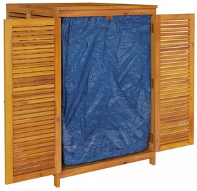 tömör akácfa kerti tárolóláda 280 x 87 x 104 cm