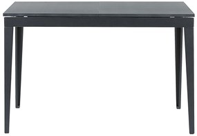 Bővíthető Étkezőasztal Fekete Színben 120/160 x 80 cm NORLEY  Beliani