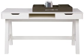 Nikki fehér íróasztal - WOOOD