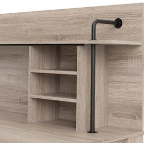 Felix Industrial íróasztal, természetes fa