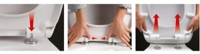 Aqualine - WC-ülőke SOFIA SoftClose fehér