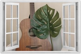 Poszterek 90x60 Mosnter levelek lyukas