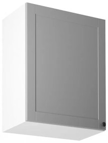 Linea G601 ajtós felső konyhaszekrény jobbos-balos Fehér - Szürke