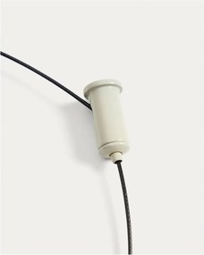 Világosszürke LED dimmelhető mennyezeti lámpa fém búrával ø 16 cm Porte – Kave Home