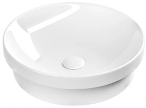 Sanovit LAURA - PULTRA ültethető - Top Counter - porcelán mosdó - O - Ø 41 cm