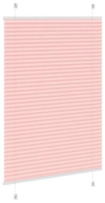pliszírozott redőny rózsaszín 85x100 cm szövetszélesség 84,4 cm
