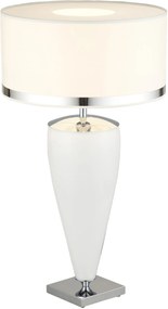 Argon Lorena asztali lámpa 1x15 W fehér 357