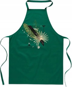 Konyhai Kötény zöld N Betűvel Natalia Nikola Norbert FA_378_z