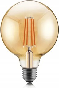 Led izzó E27 Filament 8W Edison Dekoratív G95 dekoratív nagy menetes