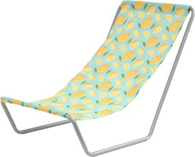2 db összecsukható strandnyugágy SAND LEMON, színes kivitel.