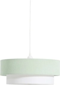 Fehér-türkiz gyerek lámpa textil búrával Bianella – Kave Home