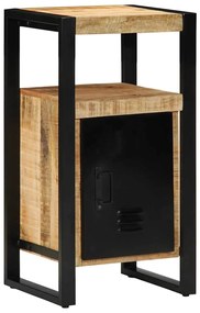 Fürdőszoba bútor szett polcokkal 4 pcs Barna Tömör Mangófát