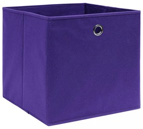 10 db lila nem szőtt szövet tárolódoboz 28 x 28 x 28 cm