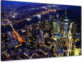 Festmények 120x80 New York felülnézet