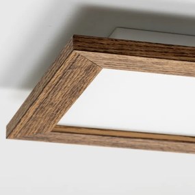 Eglo - LED dimmelhető SALOBRENA 2 panel 16W/230V barna