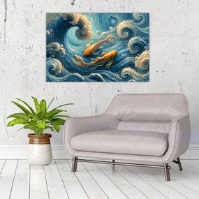 Kép - Aranyhalak (90x60 cm)