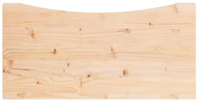 tömör fenyőfa asztallap 80 x 40 x 2,5 cm