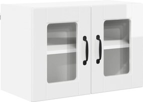 vidaXL Konyhaszekrény Magas Fényű Fehér 60 x 31 x 40 cm Faanyag