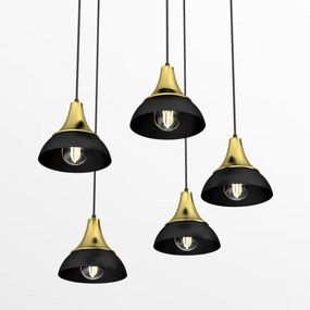 Csillár zsinóron NERGIS 5xE27/60W/230V