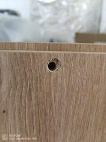 AKCIÓ Fali TV állvány ENTSIAN 150x40cm, artisan tölgy, II. osztály