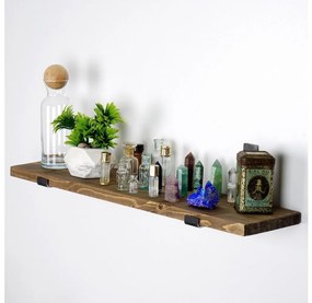 Fali polc 16x60 cm fenyő