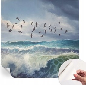 Design fali fotótapéta Öntapadós Tengeri hullámok 250x250 cm