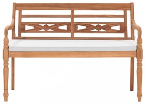 tíkfa Batavia pad párnákkal 120 cm