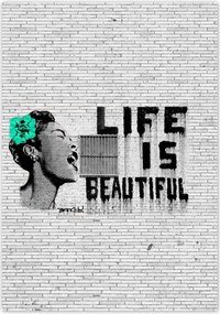 Poszterek 70x100 Banksy Life is beautiful