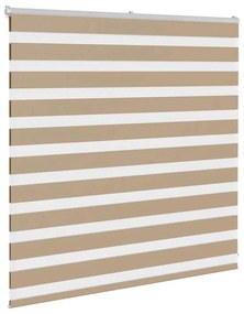 zebrafüggönnyel homokbarna szövetszélesség 135,9 cm poliészter