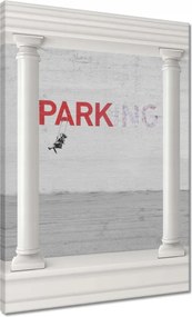 Vászonkép 50x70 Banksy Parkoló