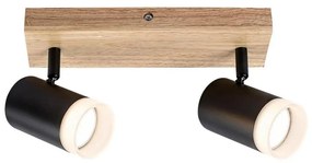 Rabalux 73122 - TORAS mennyezeti spotlámpa 2xGU10/5W/230V tölgy