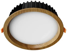 APLED - LED Lámpa RONDO WOODLINE LED/12W/230V 3000K átm. 20 cm tölgy tömör fa