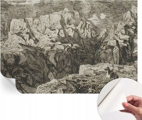 Öntapadós Dekoratív Fotótapéta Hálószobába Hegyi táj 152x104 cm