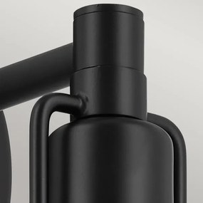 Kichler KL-NIVA-1W-1P-BK - Fali lámpa NIVA 1xE27/40W/230V fekete