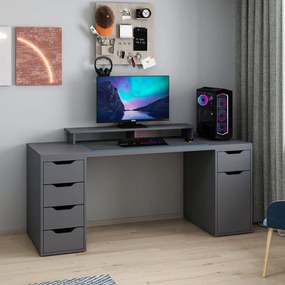 Alen 180cm 5 Drawer Cabinet - Anthracite