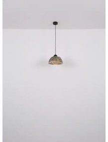 Globo 15767H1 - Csillár zsinóron COLLY 1xE27/15W/230V bambusz