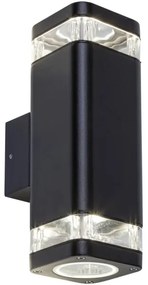 Rabalux - Kültéri fali lámpa 2xGU10/25W/230V IP44 fekete