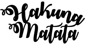 Fém fali dekoráció, Hakuna Matata