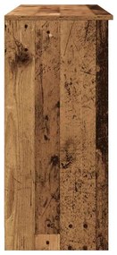 antik fa szerelt fa tálalószekrény fiókos 101x35x76 cm
