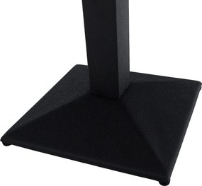 Bisztró asztal, tölgy sonoma/fekete, 70x70 cm, RINALDO TYP 1