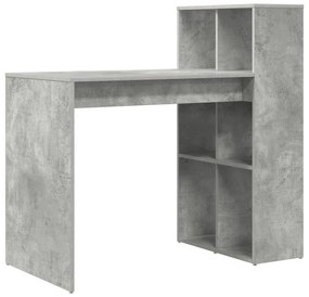 Íróasztal Beton szürke Mérnöki fa betonfelülettel Közepes