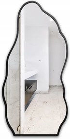 Auro II organikus tükör fekete Mdf keretben 90x195