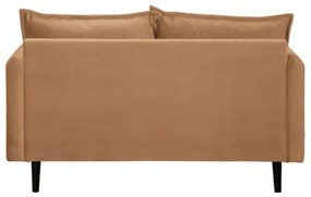 Barna bársony kanapé 138 cm Juli – Ropez