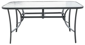 L150 Négyszögletes kerti asztal