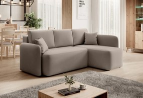 Akció Bézs sarokkanapé HADSON - jobb sarok II. osztályú